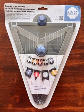 We R Memory Keepers Banner Punch Board – Banner Maker NEW